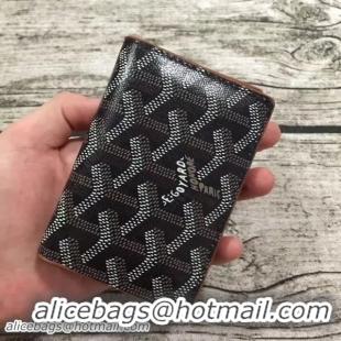 New Top Quality Goyard Card Holder 020091 Black And Tan