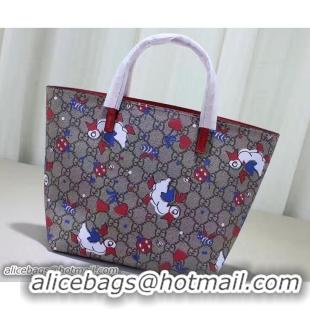 Luxurious Gucci Children'S GG Supreme Canvas Tote Bag 410812 Ducks 2017