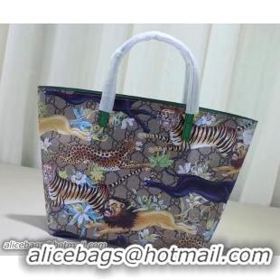 Charming Gucci Children'S GG Supreme Canvas Tote Bag 410812 Felines