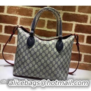 Pretty Style Gucci GG Supreme Small Top Handle Tote Bag 429147 Blue