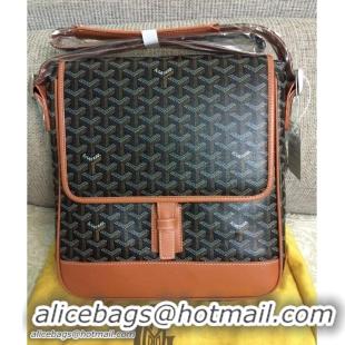 Low Price 2016 Discount Goyard Messenger Bag 8998 Black And Tan