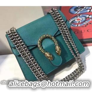 Classic Gucci Mini Dionysus Leather Shoulder Bag 421970 Green 2017