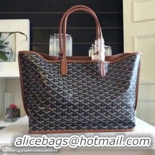 Buy Discount Goyard New Design Anjou Reversible Bag PM 2398 Black And Tan