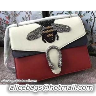 1:1 aaaaa Gucci Bee Embroidered Dionysus Leather Shoulder Medium Bag 403348/400235 2017