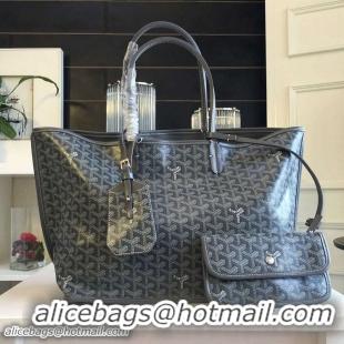 Buy Classic Goyard New Design Anjou Reversible Bag PM 2398 Dark Grey