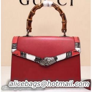 Discount Fashion Gucci Lilith Leather Top Handle Bag 453751 Red