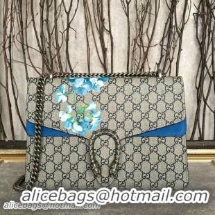 Buy Discount Gucci Dionysus GG Canvas Shoulder Bag 403348 Blue