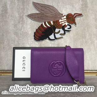 Discount Gucci Padlock Series Shoulder Bag 400313A Purple