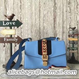 Durable Gucci GG Marmont Shoulder Bag 421882 Blue