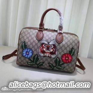 Most Popular Gucci Limited Edition GG Supreme Top Handle Bag 409527 Tiger