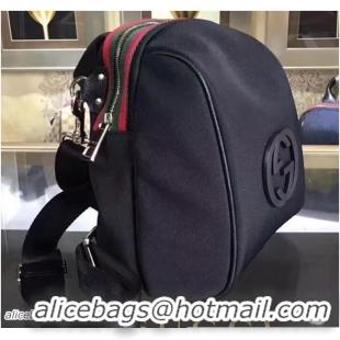 Unique Discount Gucci GG Fabric Medium Backpack Web 50401 Black