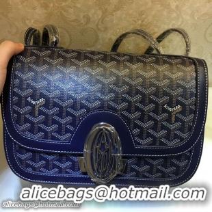 Good Quality Goyard Messenger Bag With G Letter 8967 Blue Silver