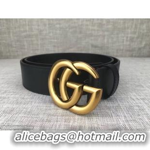 Crafted Gucci belt black 80501