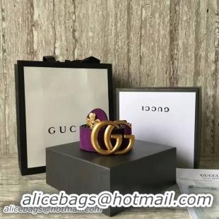 Classic Hot Gucci Suede Leather Belt 68848 Purple