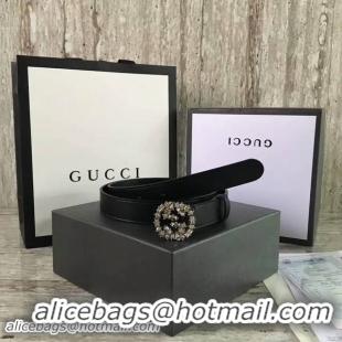 Famous Gucci 2.5cm Original Leather Belt 17418A