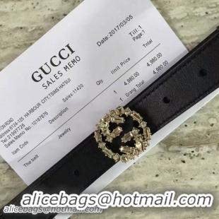 Fashion Gucci 2.5cm Original Leather Belt 17418C