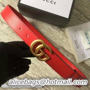 Top Grade Gucci Original Calf Leather 3.5CM Belt 68884A