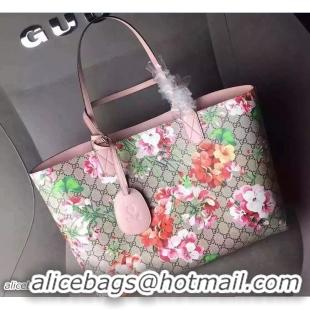 Duplicate Gucci GG Blooms Reversible Leather Tote Medium Bag 368568 Pink