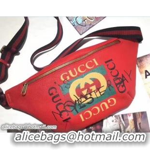 Purchase Gucci Coco Capitán Vintage Logo Belt Bag 493869 Red 2017