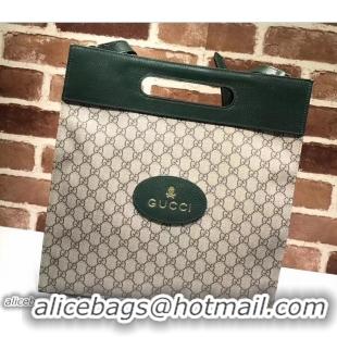 Good Looking Gucci Soft GG Supreme Tote Bag 463491 Green 2017