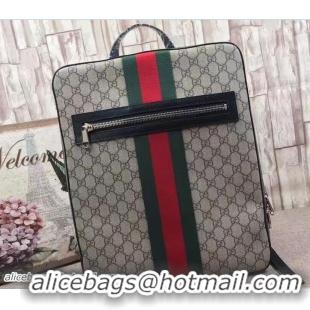 Best Price Gucci Web GG Supreme Backpack Bag 478324 Beige 2017