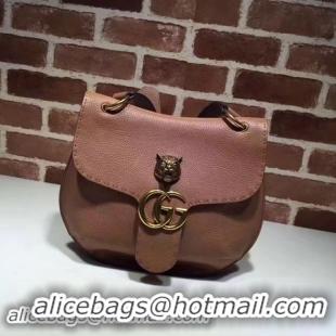 Trendy Design Gucci GG Marmont Leather Shoulder Bag 409154 Brown