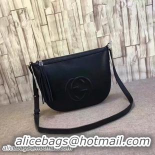 Grade Quality Gucci Soho Leather Messenger Bag 308361 Black