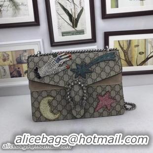 Grade Quality Gucci Dionysus Embroidered Shoulder Bag 403348 Khaki