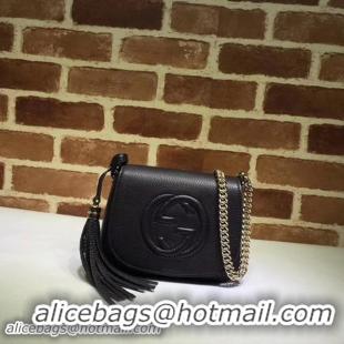 Purchase Gucci Soho Chain Shoulder Bag Calfskin Leather 323190 Black