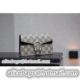 Unique Discount Gucci Dionysus GG Supreme Super mini Bag 476432 Black