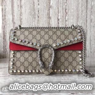 Grade Quality Gucci Dionysus Small GG Shoulder Bag 400249 Red