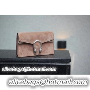 Purchase Gucci Dionysus Suede Super mini Bbag with Crystals 476432 Apricot