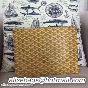 New Style Discount Goyard Ipad Case PM 020113 Yellow