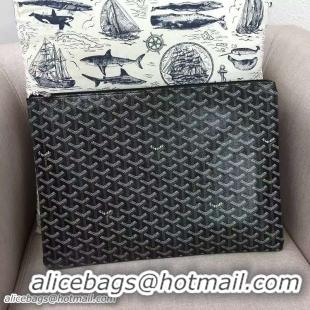 Most Fashion New Goyard Ipad Bag GM 020113 Black