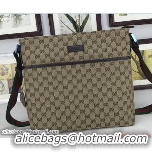 Good Product Gucci Signature Web GG Canvas Messenger Bag 189751 Coffee