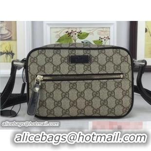 Stylish Gucci Original GG Canvas Shoulder Bag 201447 Coffee