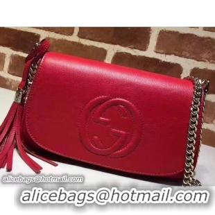 Best Price Gucci Soho Leather Shoulde Bag 336752 Red