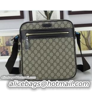 Pretty Style Gucci GG Supreme Canvas Messenger Bag 201448 Coffee