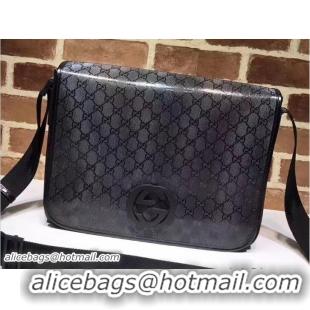 Low Price Gucci Interlocking G Large Messenger Bag 222291 Imprimé Black