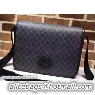 Most Popular Gucci Interlocking G Large Messenger Bag 222291 Black