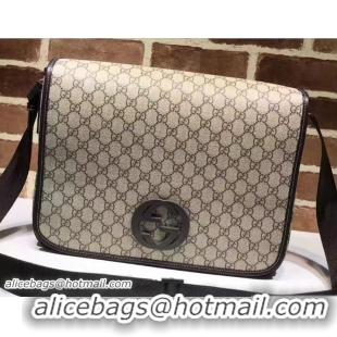 Well Crafted Gucci Interlocking G Large Messenger Bag 222291 Coffee