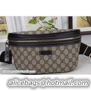 Original Cheap Gucci GG Supreme Canvas Belt Bag 233269 Coffee