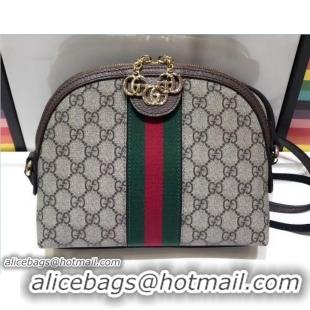 Good Quality Gucci Domed Shape Ophidia GG Small Shoulder Bag 499621