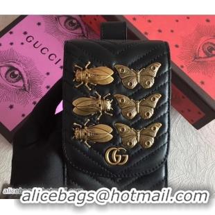 Hot Style Gucci GG Marmont Animal Studs Belt Accessory Phone Case Pouch Bag 488420