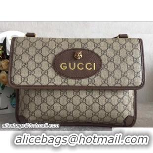 Unique Gucci Web GG Supreme Messenger Bag 495654 Coffee 2018