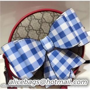 Unique Gucci Children's Check Bow GG Messenger Bag 478294 2018