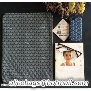 New Fashion Goyard New Design Ipad Bag Medium Size 020113 Dark Grey