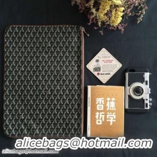 Cheap Goyard New Design Ipad Bag Medium Size 020113 Black And Tan