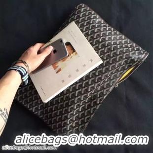 Discount Goyard New Design Ipad Bag Large Size 020113 Coffee