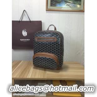 Inexpensive 2017 Goyard Backpack 8992 Black And Tan